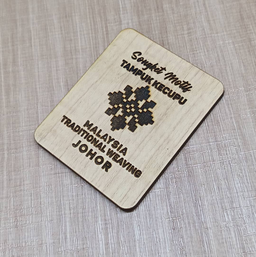 (061) SONGKET THEME FRIDGE MAGNET