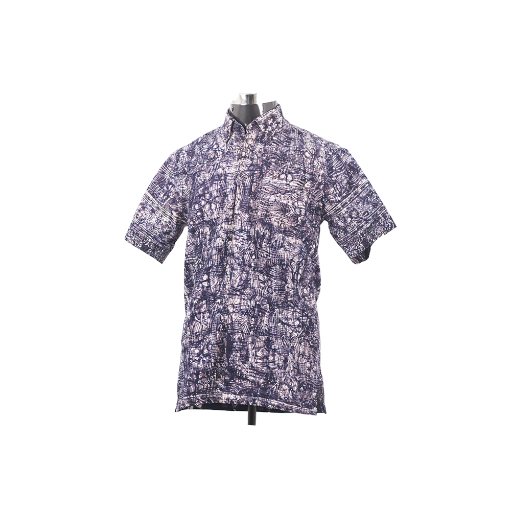 KEMEJA BATIK LELAKI  COTTON LENGAN PENDEK