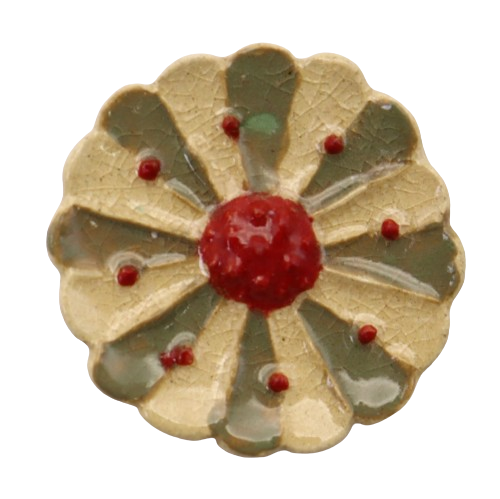 CERAMIC BROOCH