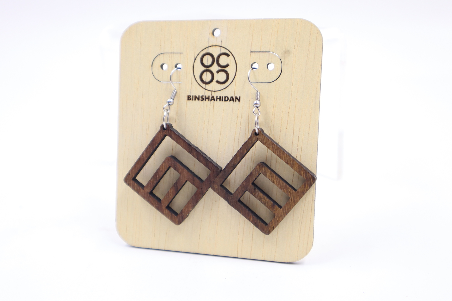 WOODEN EARRINGS