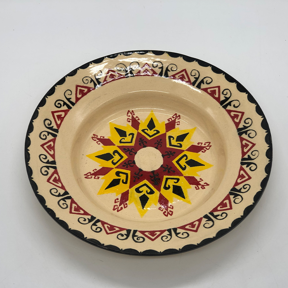 BORNEO CERAMIC PLATE - BUAH LEMBA PECAH LAPAN
