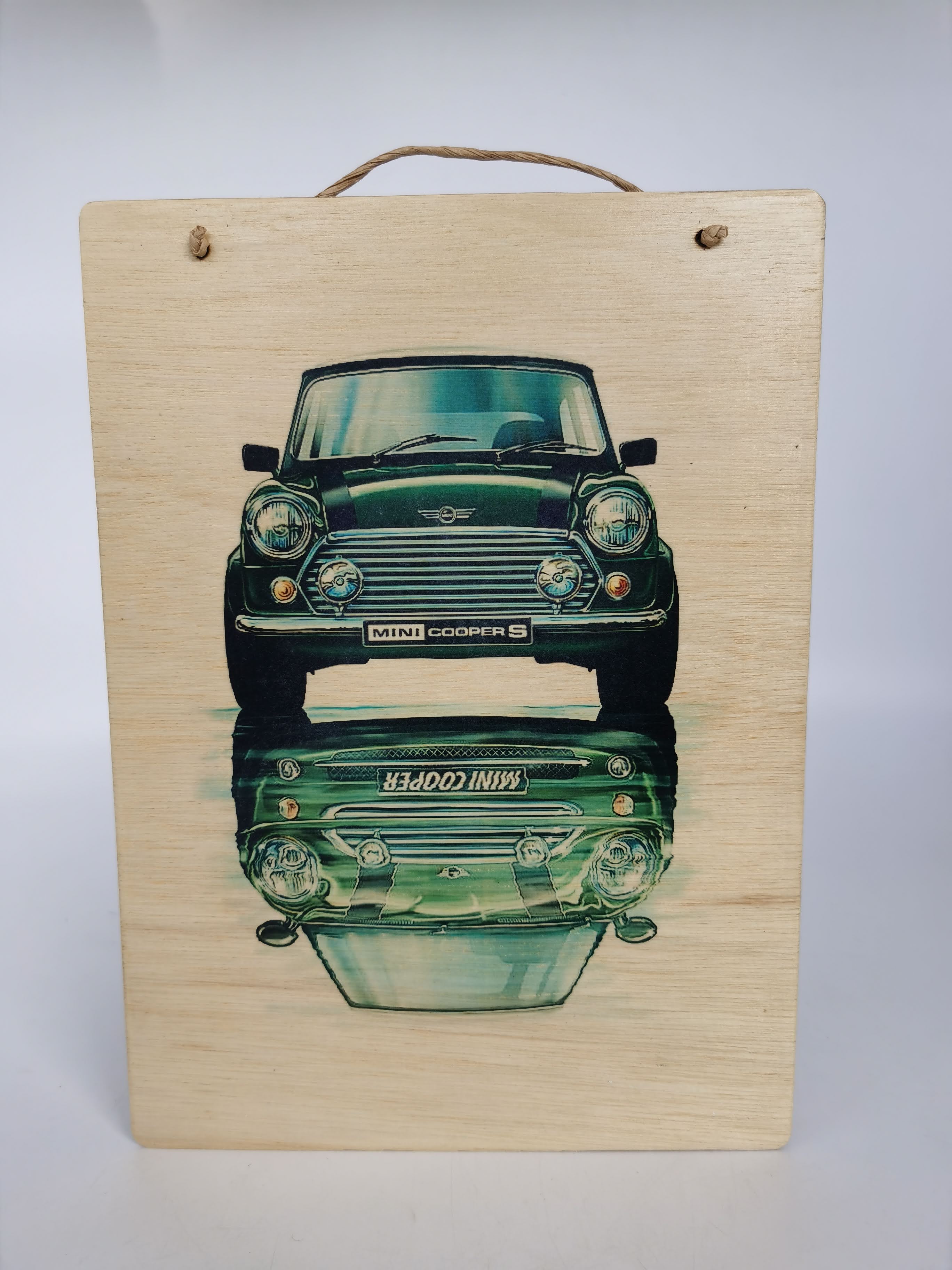 PICTURE TRANSFER (MINI COOPER DARK GREEN)