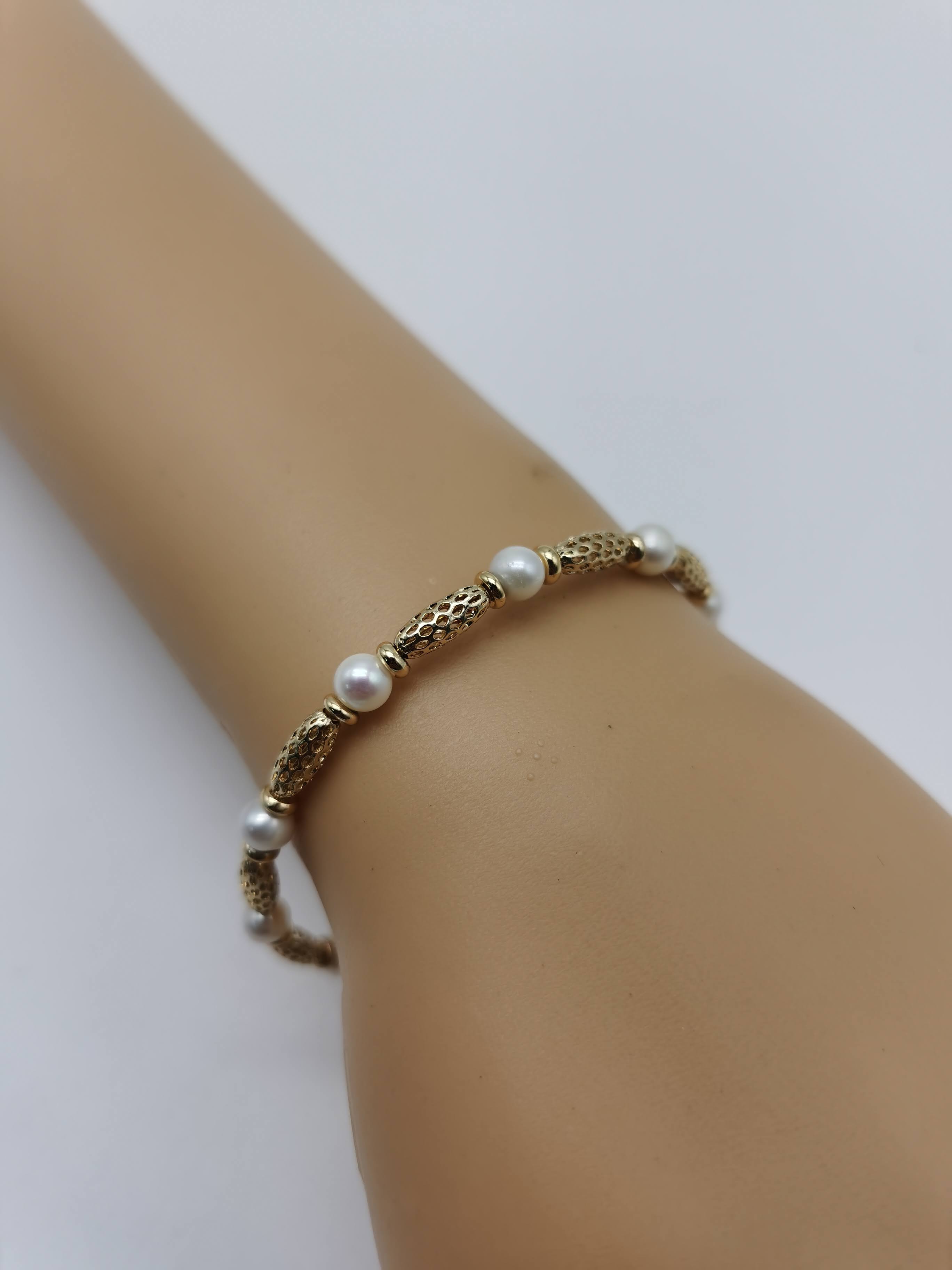 GELANG SUASA RANTAI KECIL WANITA MUTIARA AIR MASIN