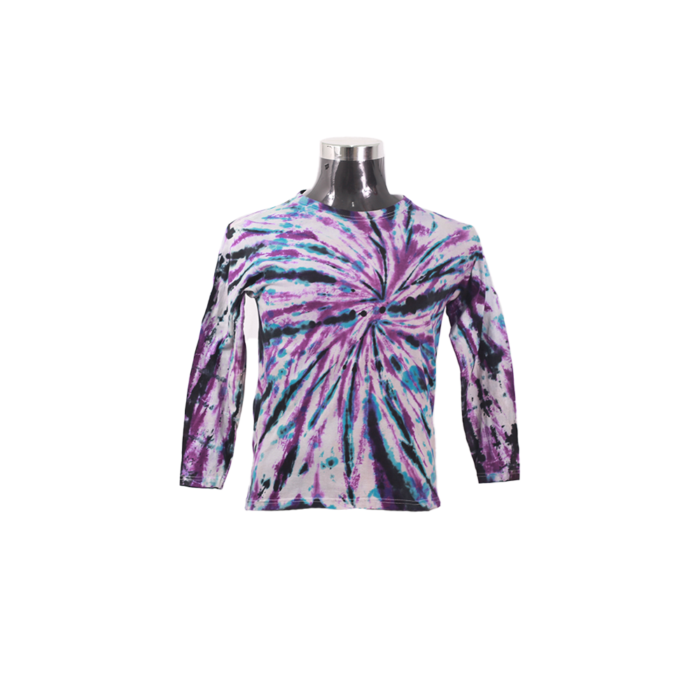 T- SHIRT TIE & DYE LENGAN PANJANG (UNISEX)