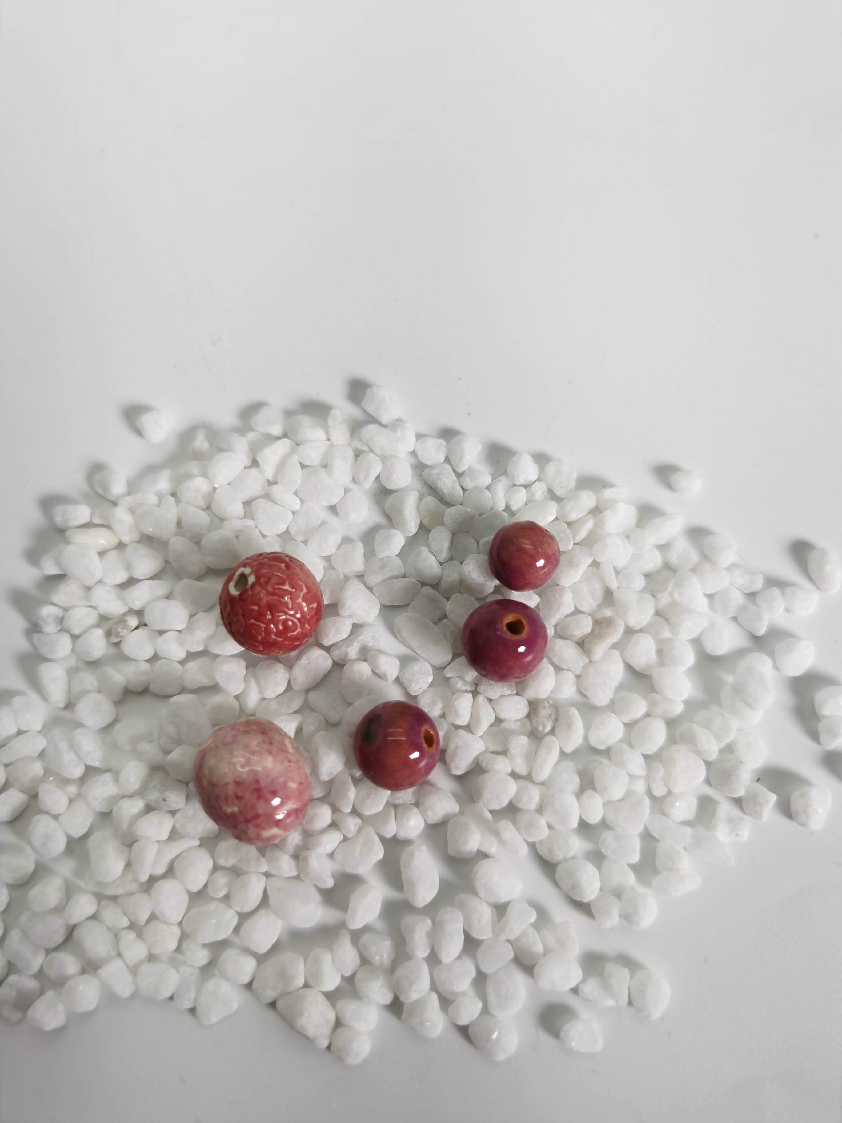 CARRIE PINK CERAMIK BEADS