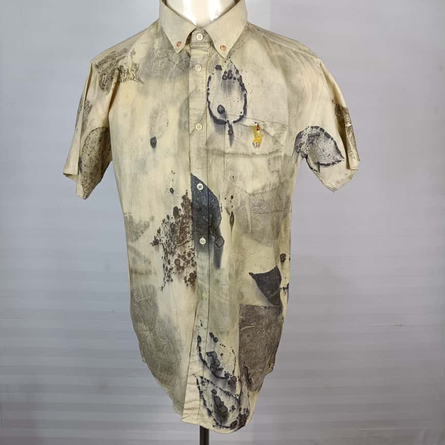 KEMEJA ECOPRINT TANGAN PENDEK