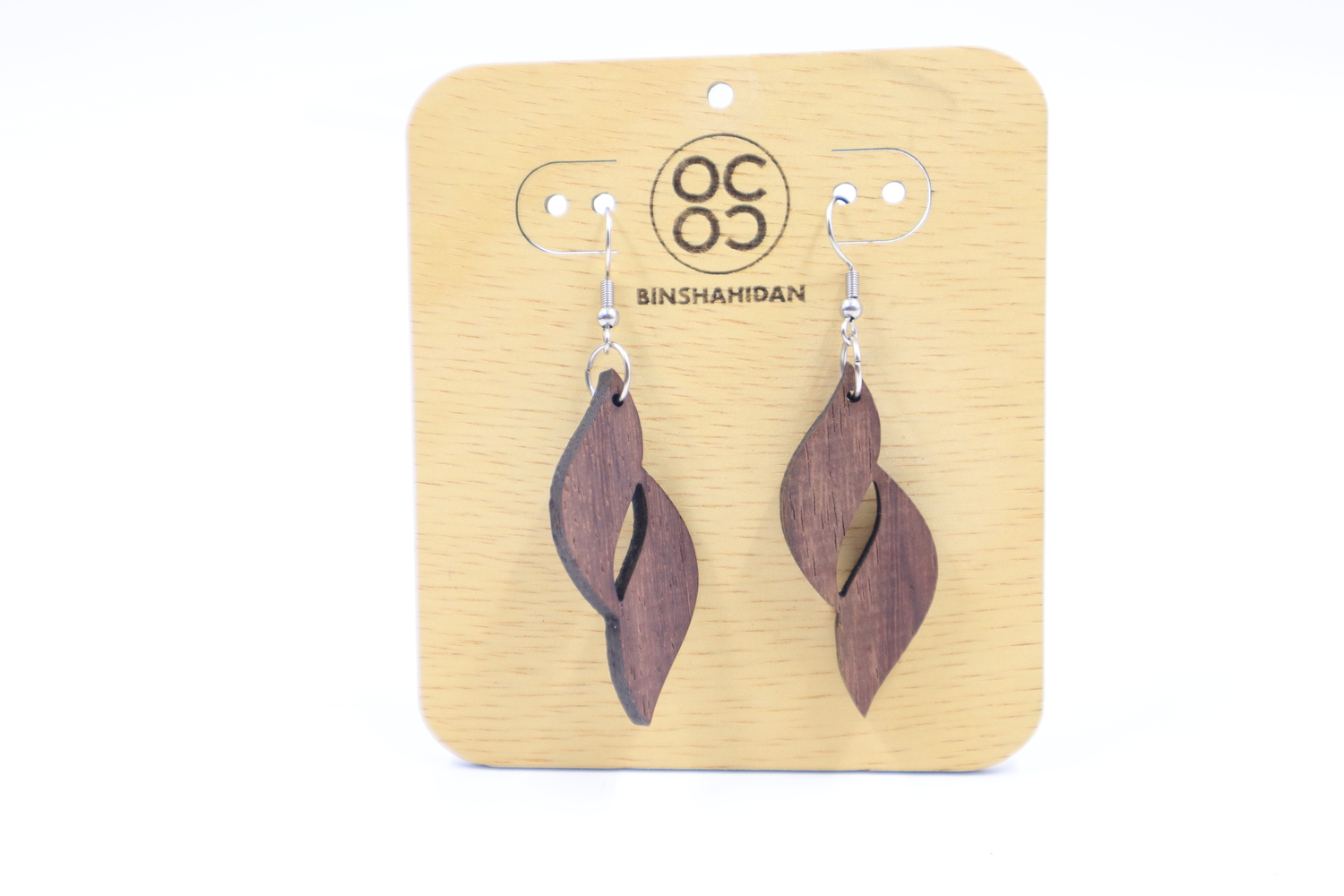 WOODEN EARRINGS