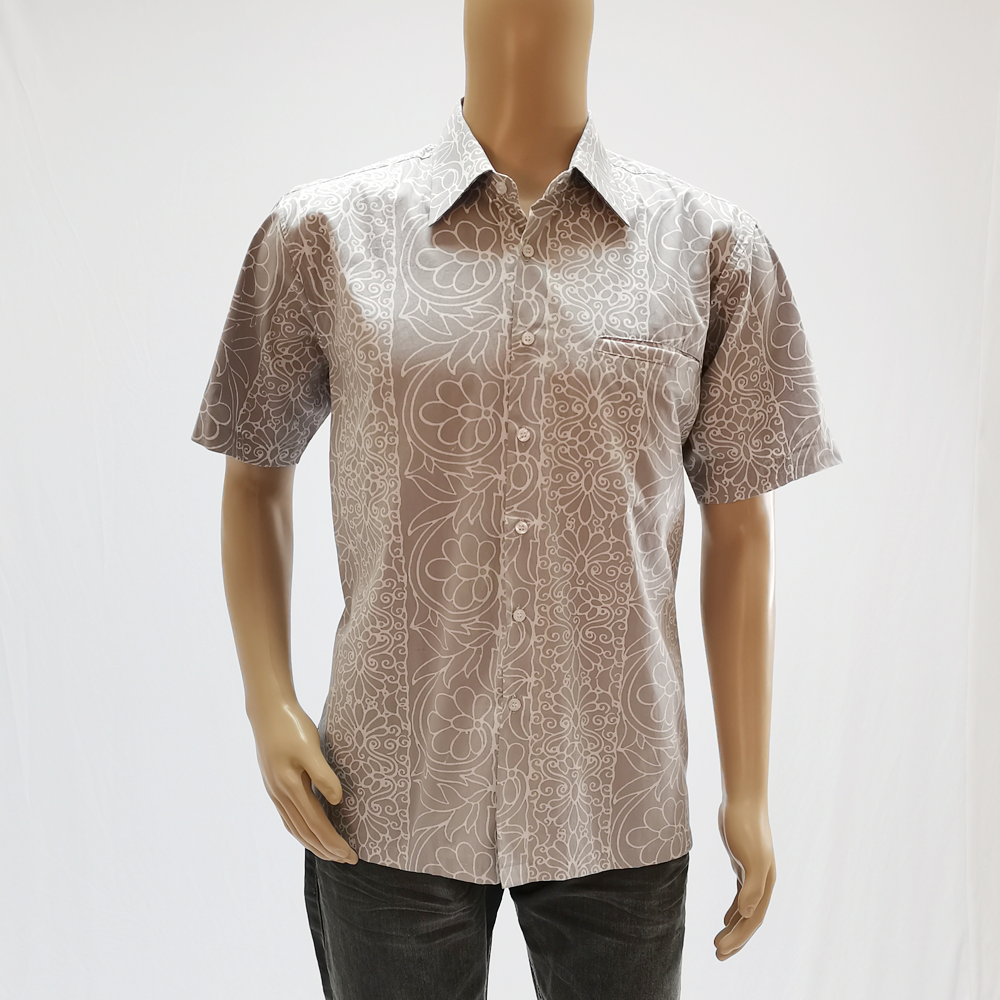 (PRE-ORDER 926) KEMEJA BATIK LENGAN PENDEK SLIM FIT