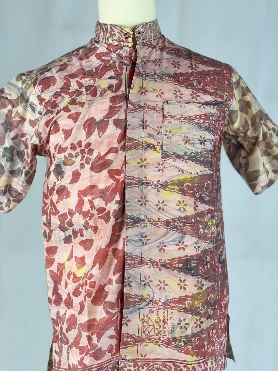 SHORT SLEEVE BATIK MEN SHIRT