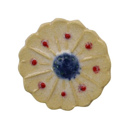 CERAMIC BROOCH