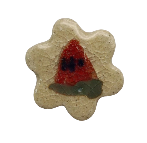 CERAMIC BROOCH
