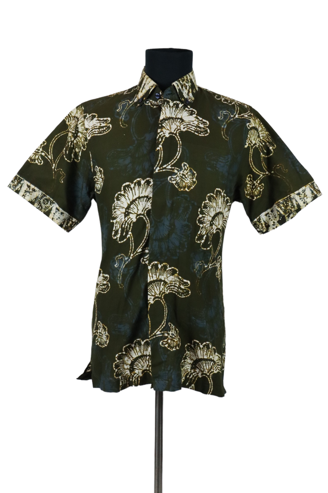 KEMEJA BATIK LELAKI  COTTON LENGAN PENDEK