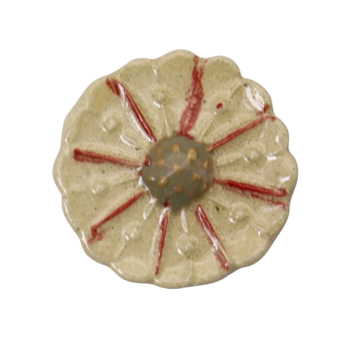 CERAMIC BROOCH