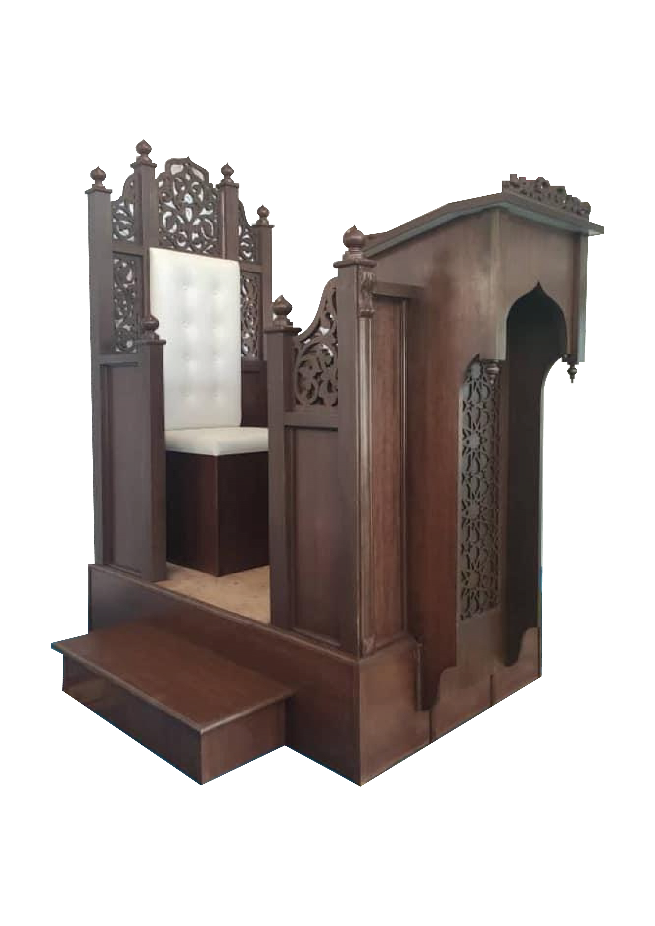 (PRE-ORDER) MIMBAR MINI BERTANGGA BERUKIR (DRAFT)