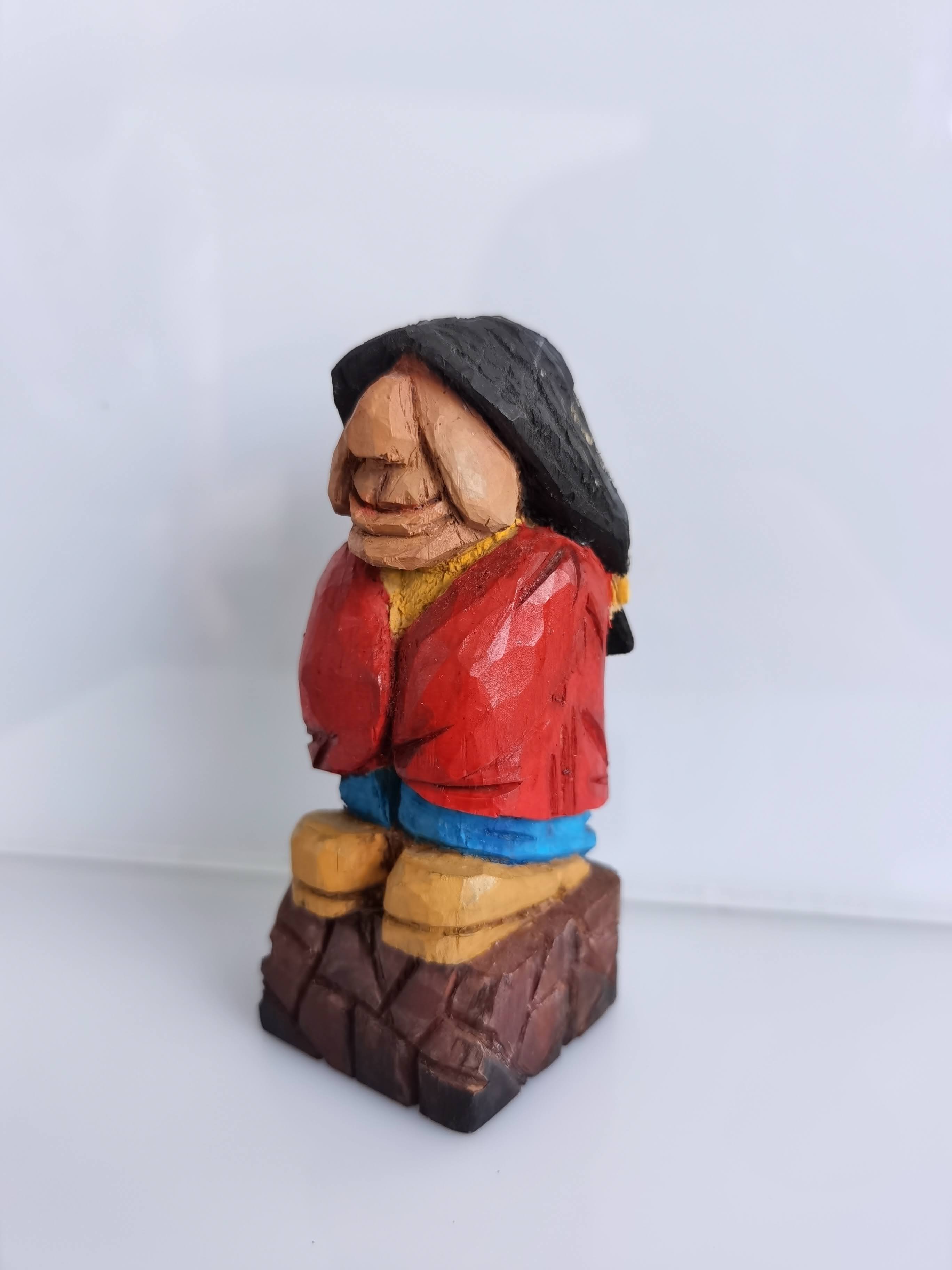 FIGURE WOOD CARVING