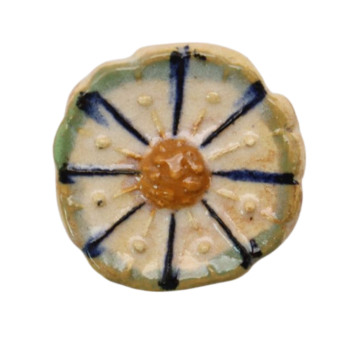 CERAMIC BROOCH