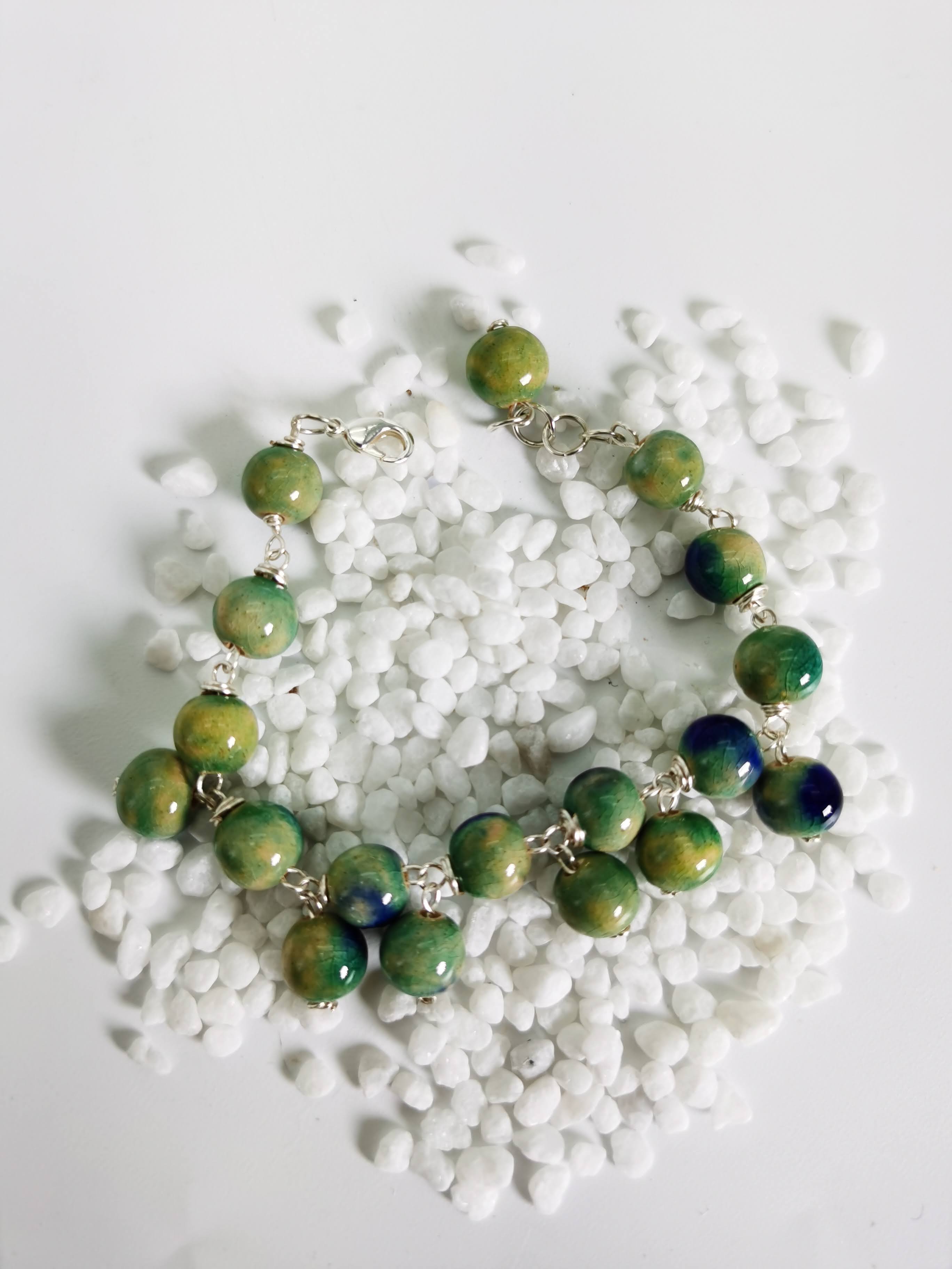 PARADISE GREEN WITH GOLD ATMOSPHERE BRACELET