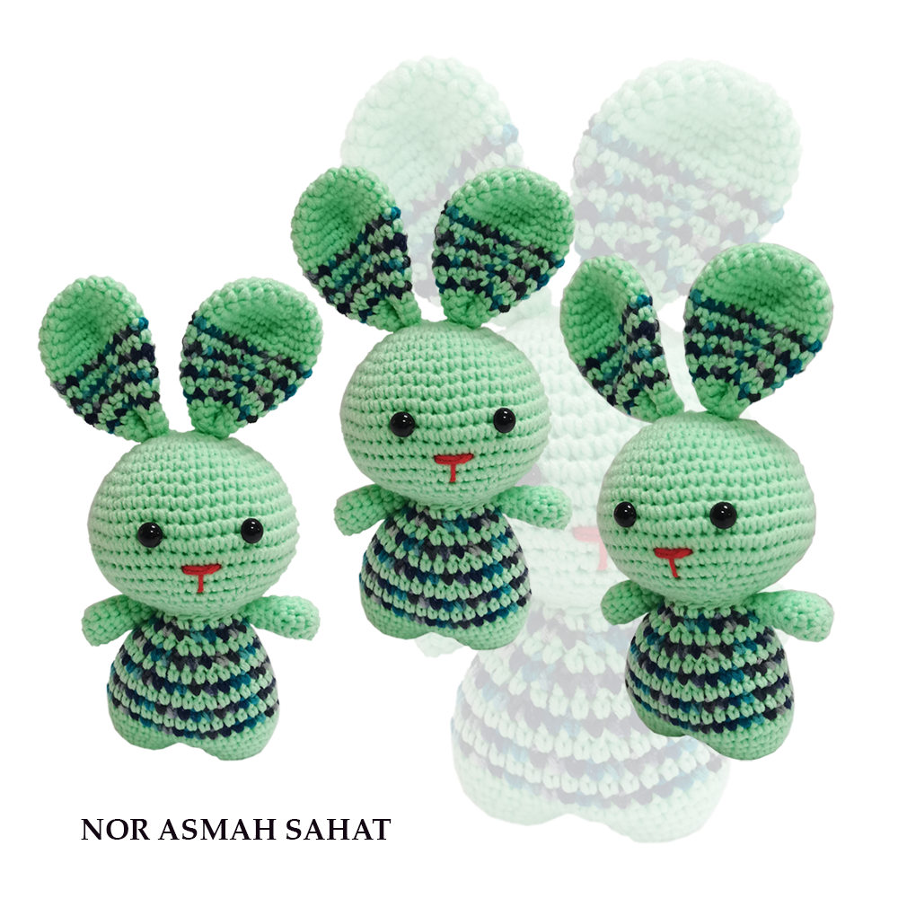 (PRE-ORDER 337) AMIGURUMI RABBIT - 3 UNIT