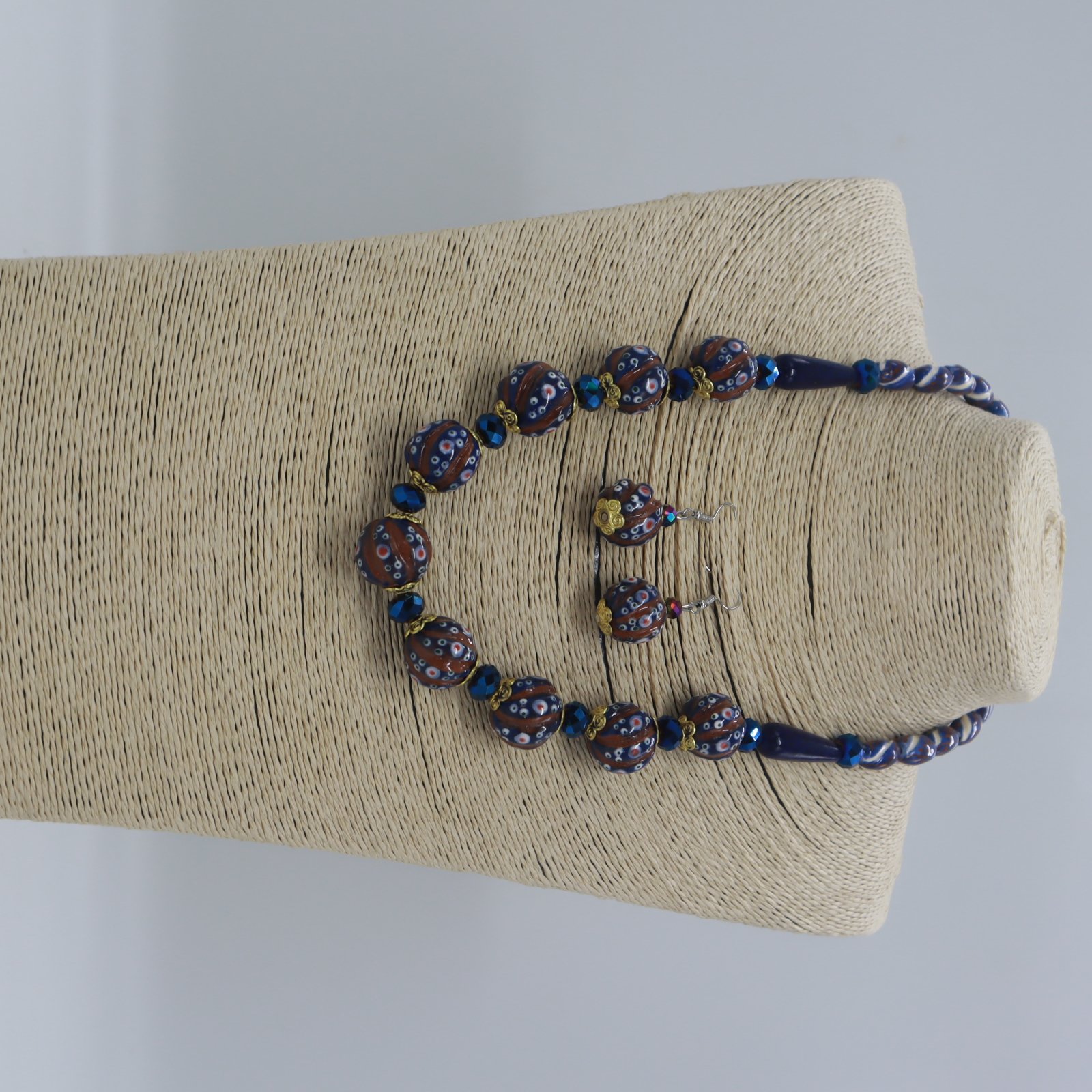 SET RANTAI & ANTING SERAMIK