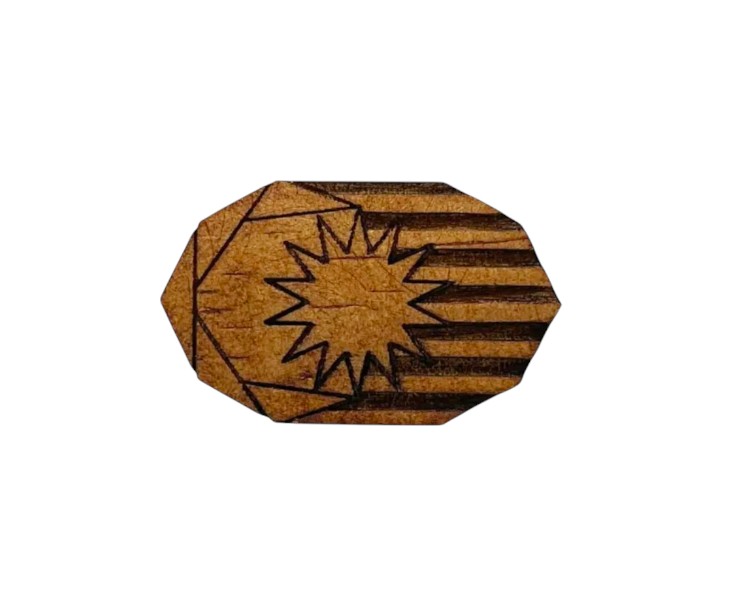 MALAYSIAN FLAG COLLAR PIN