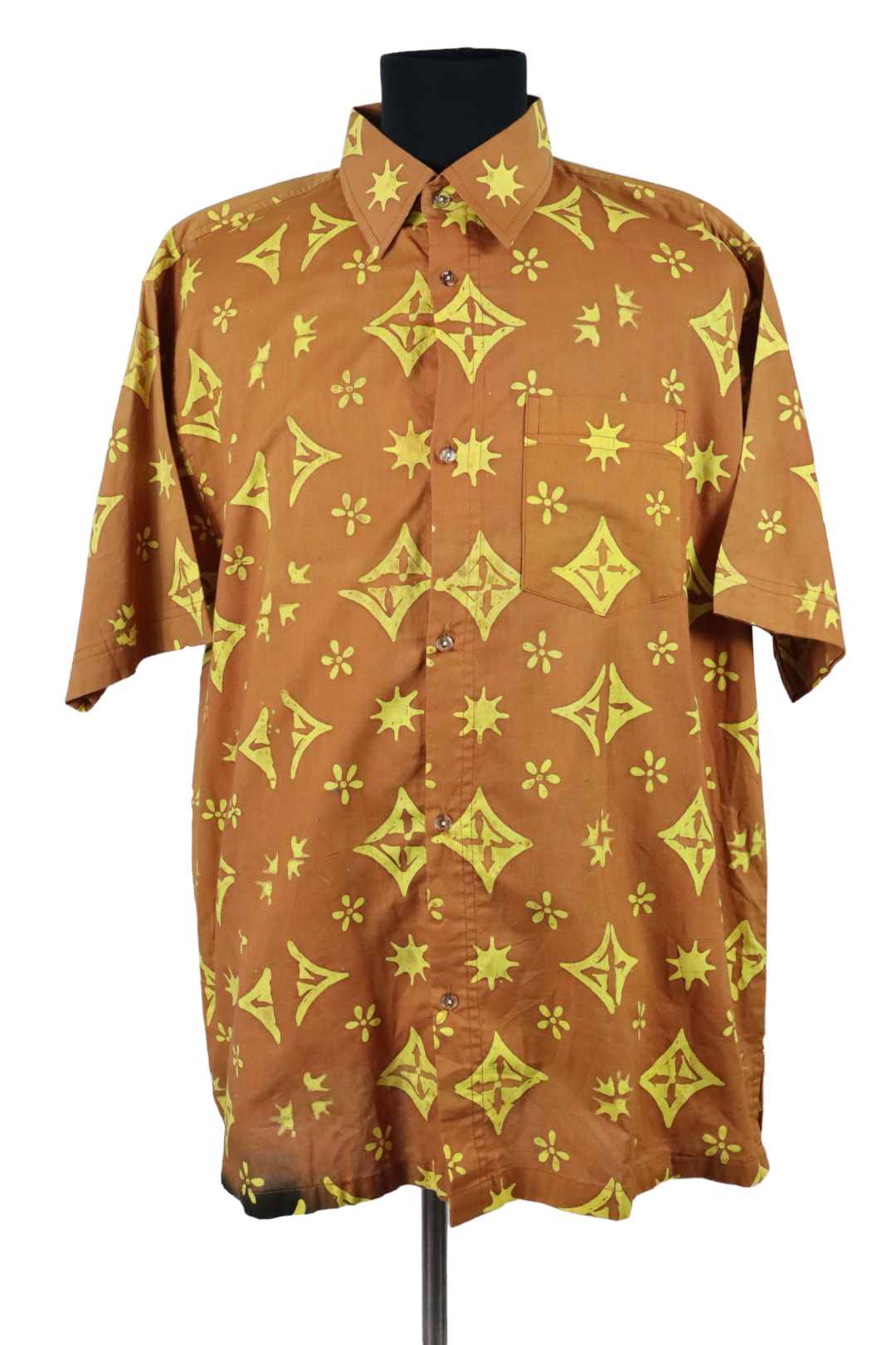 KEMEJA BATIK LELAKI  COTTON LENGAN PENDEK