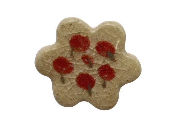 CERAMIC BROOCH