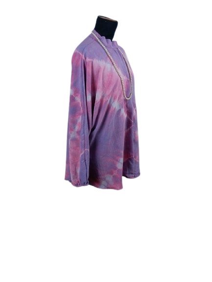 TIE AND DYE BATIK BLOUSE