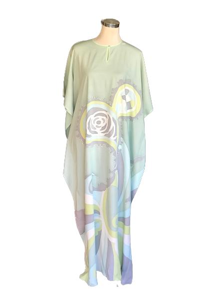 KAFTAN LENGAN PENDEK  PASTEL
