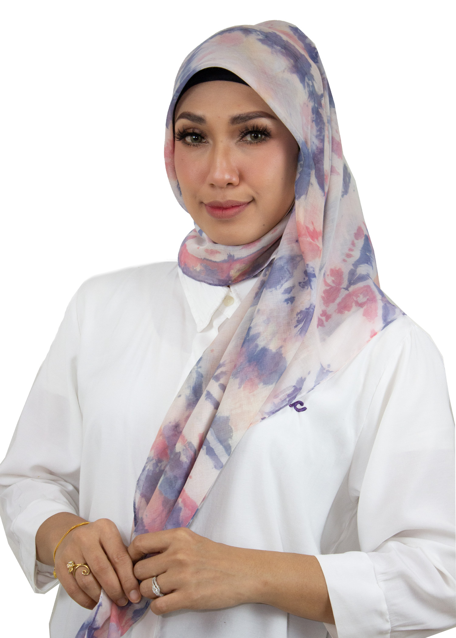 IZZZAH'S BAWAL SHIBORI BATIK HEADSCARF