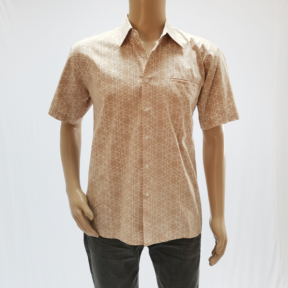 (PRE-ORDER 939) KEMEJA BATIK LENGAN PENDEK SLIM FIT