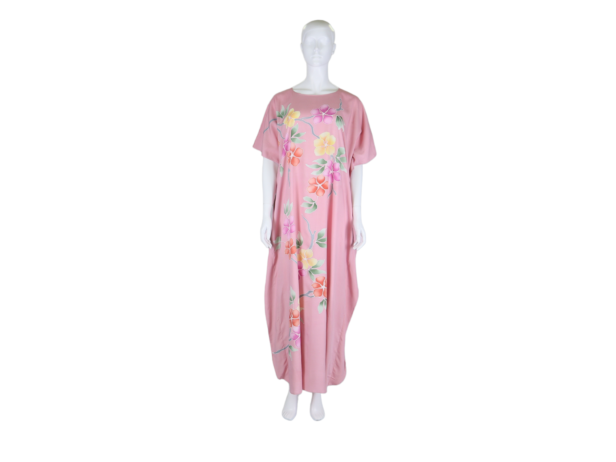 CAFTAN MODERN SHORT SLEEVE ( FLORAL )