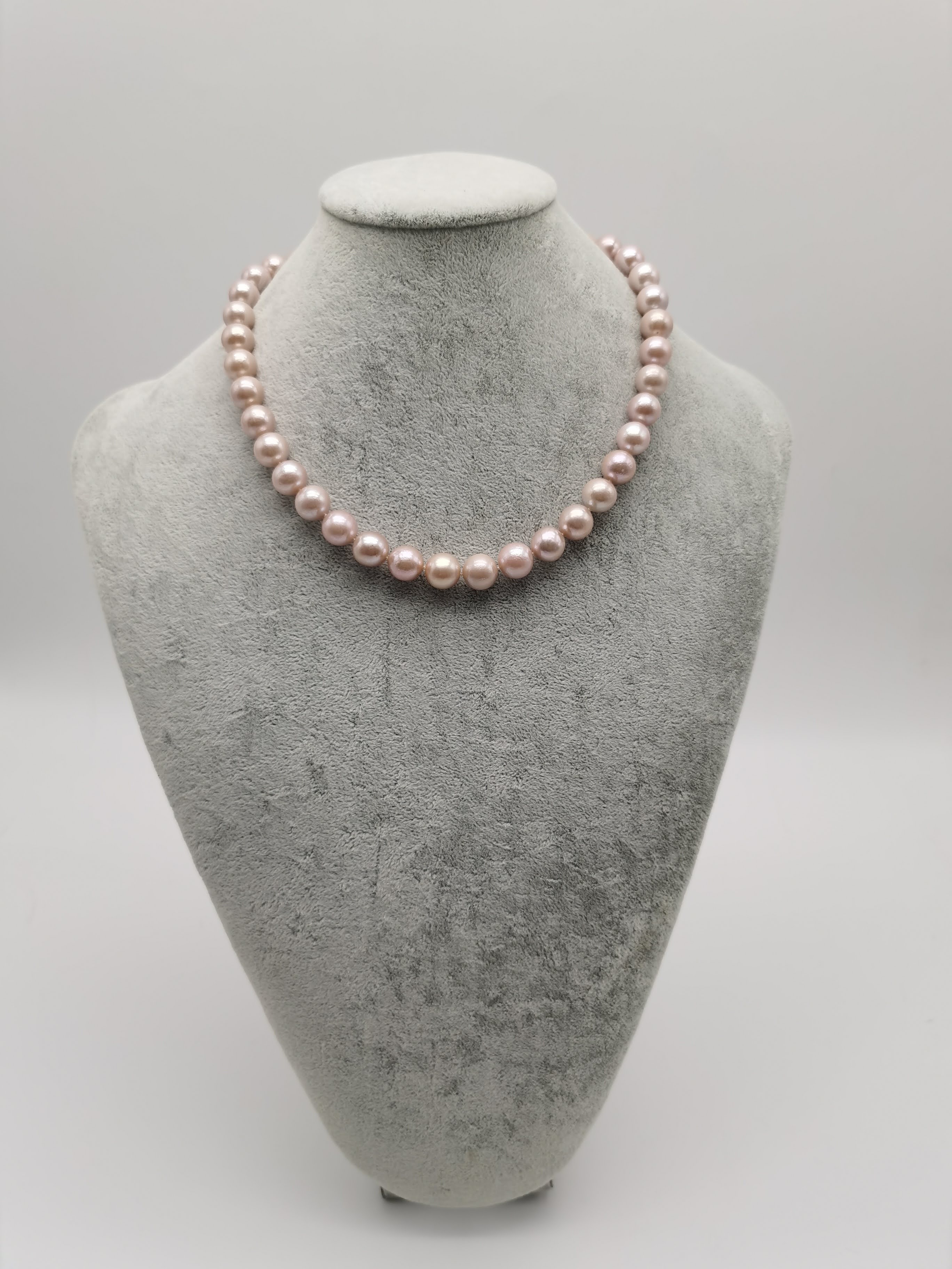 NECKLACE SEA WATER PEARL PURPLE