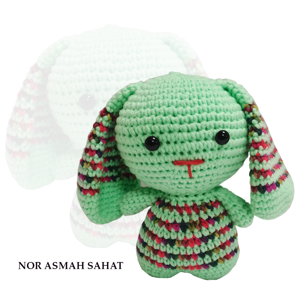 (356) AMIGURUMI RABBIT - 1 UNIT