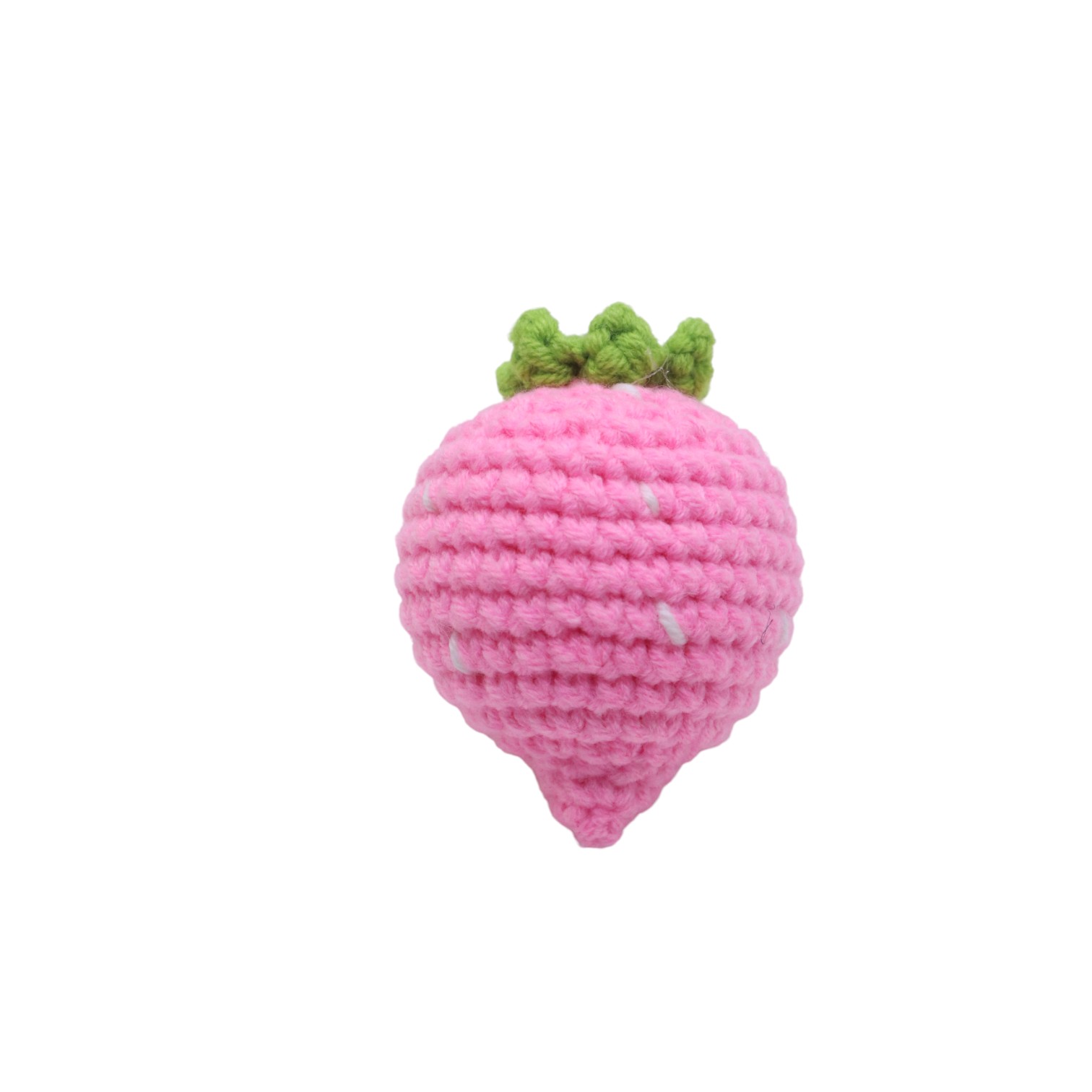 PLUSHY STRAWBERRY KEYCHAIN
