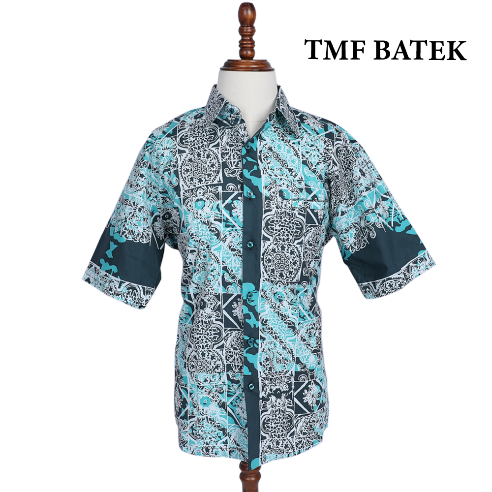 (PRE-ORDER 1103) KEMEJA BATIK LENGAN PENDEK SLIM FIT