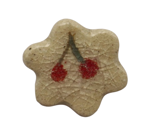CERAMIC BROOCH