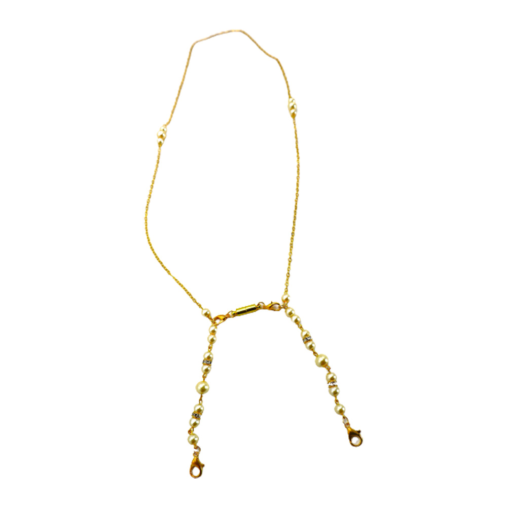 PEARL WHITE MASK CHAIN (MAGNET)