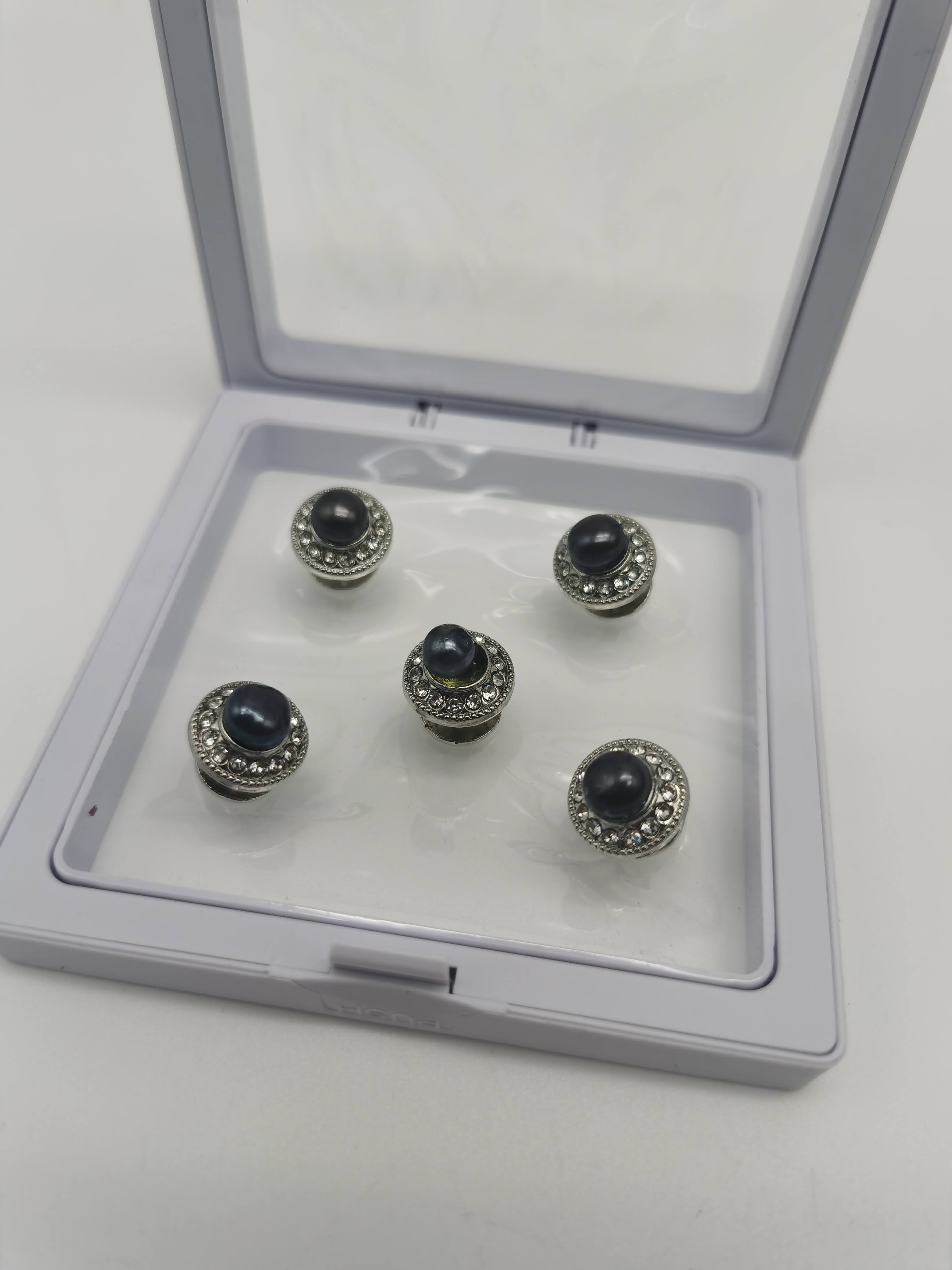 BUTANG BAJU MELAYU BLACK PEARL