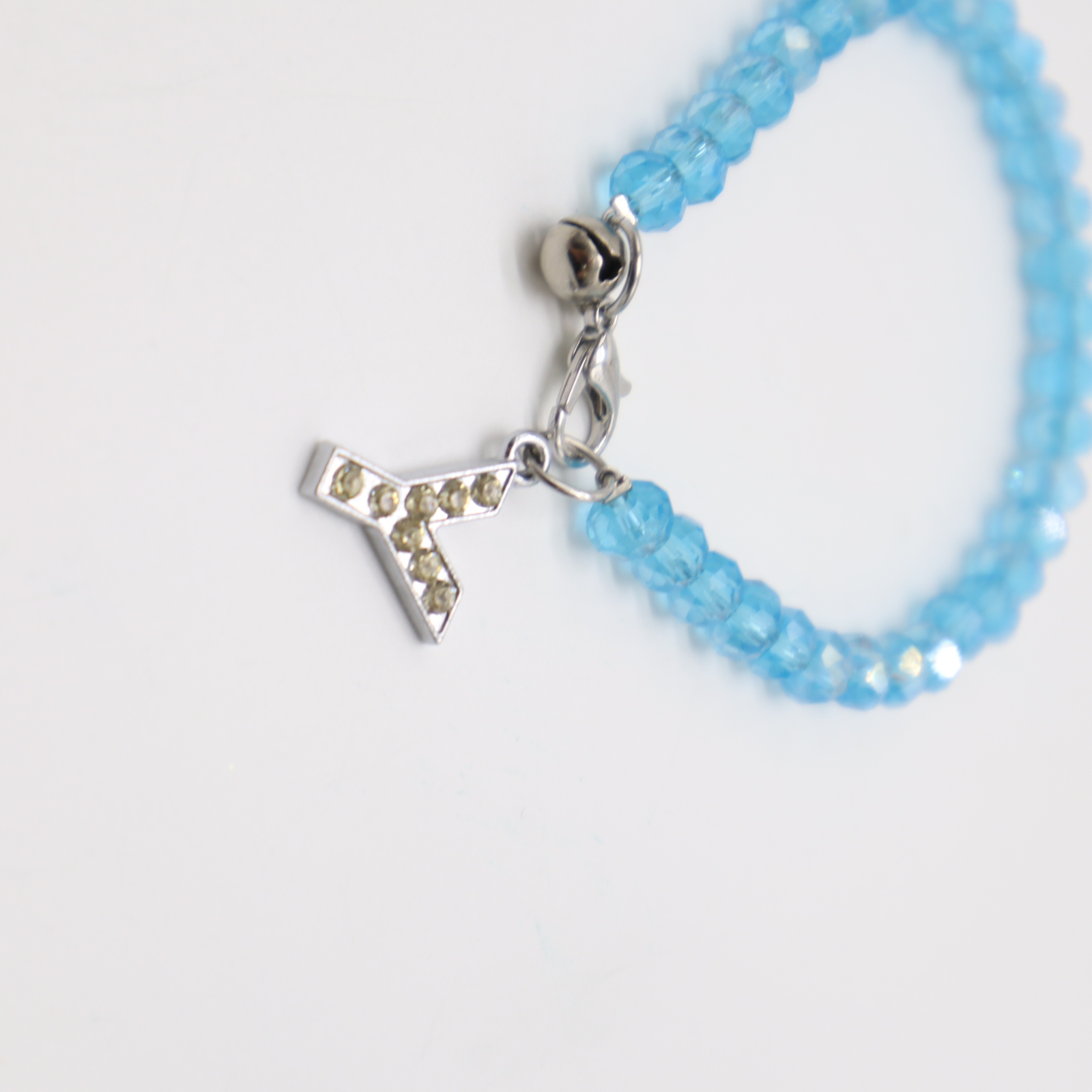 GELANG KRISTAL HURUF Y