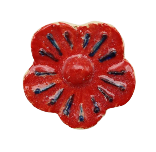 CERAMIC BROOCH