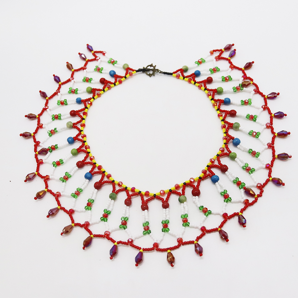 MULTICOLOUR COLLAR BEAD NECKLACE