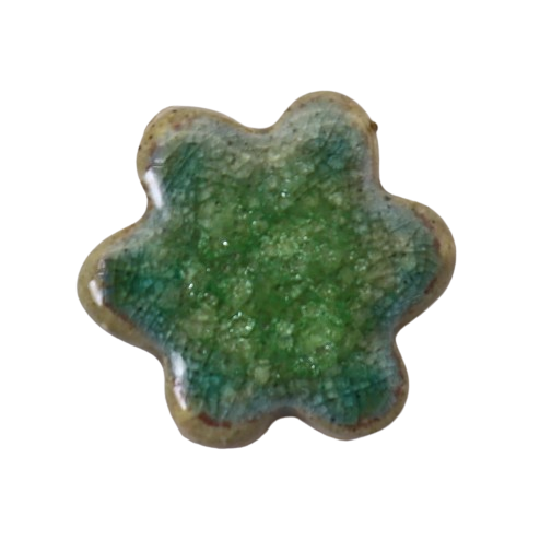 CERAMIC BROOCH