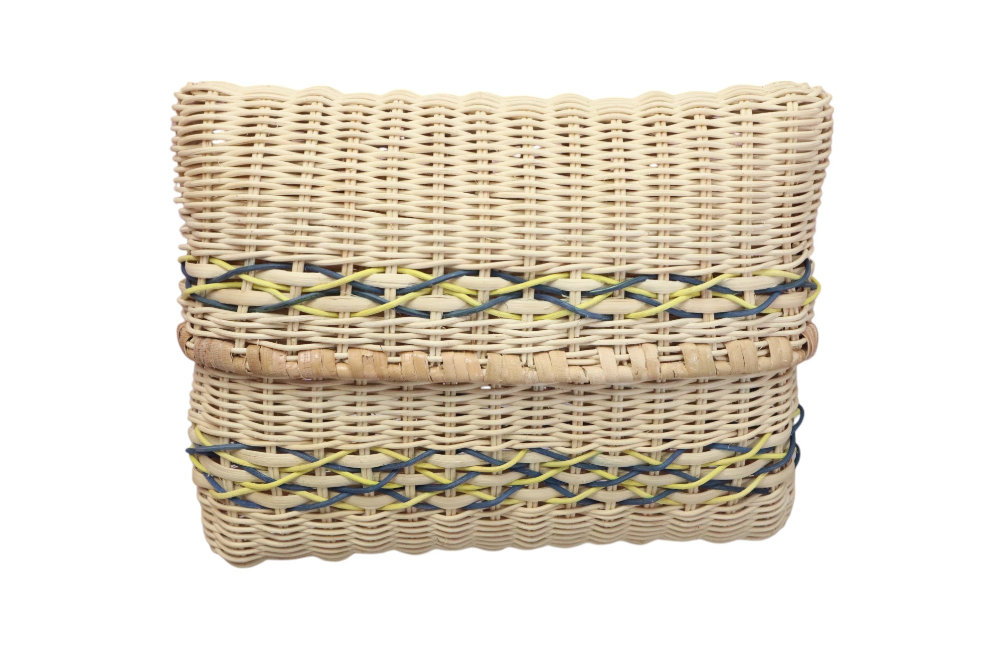 RATTAN WRISTLED BAG