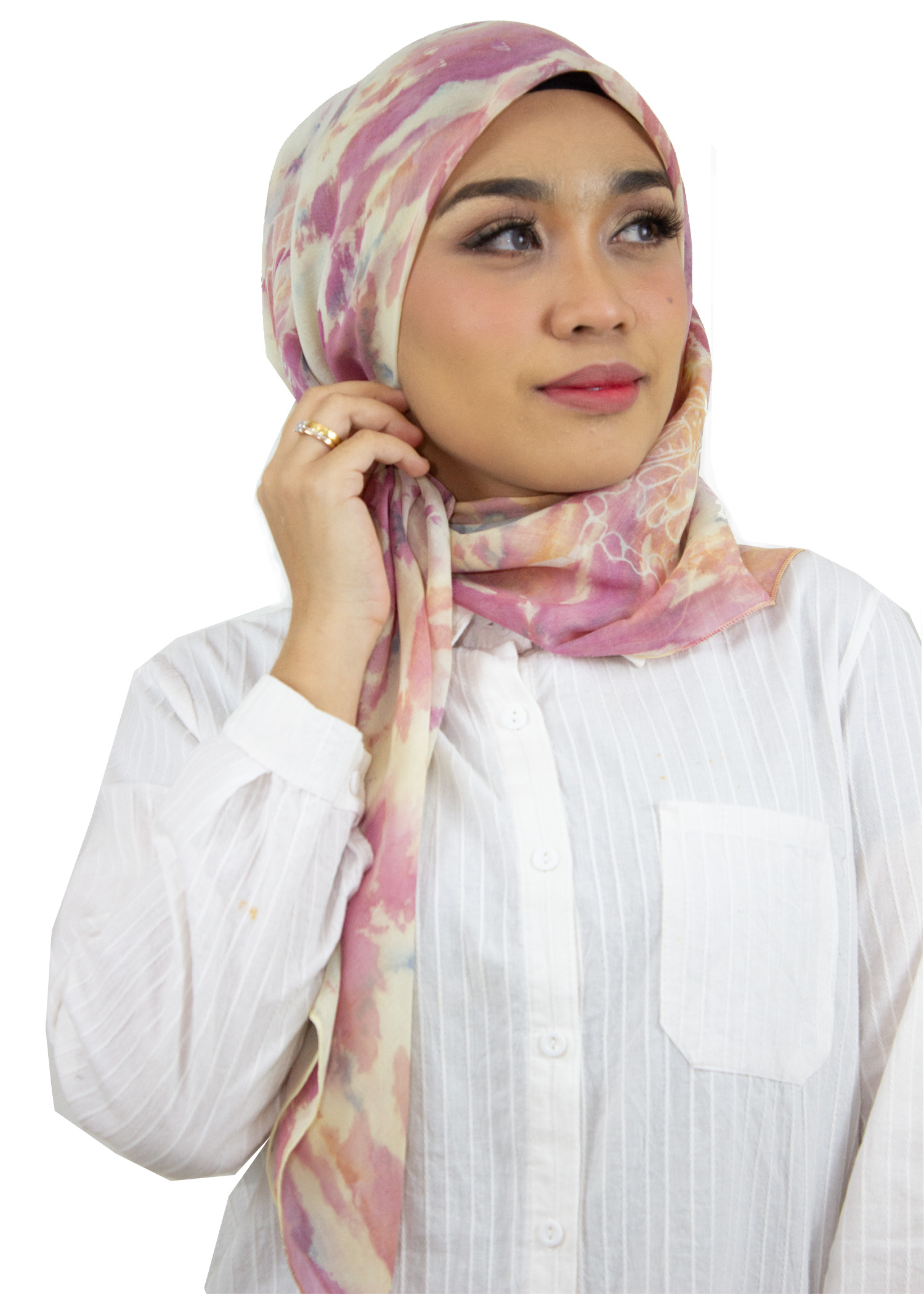 IZZZAH'S BAWAL SHIBORI BATIK HEADSCARF