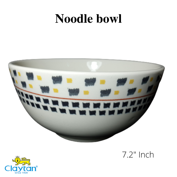 NOODLE BOWL CLAYTAN DINNER SET