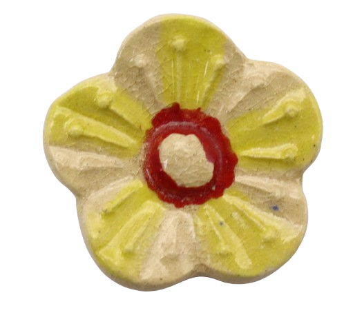 CERAMIC BROOCH