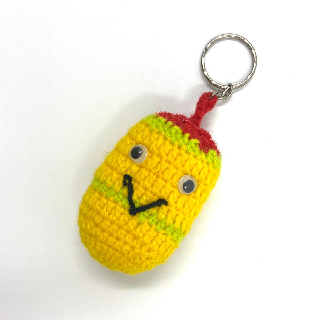 CROCHET CUTE DOLL KEY CHAIN