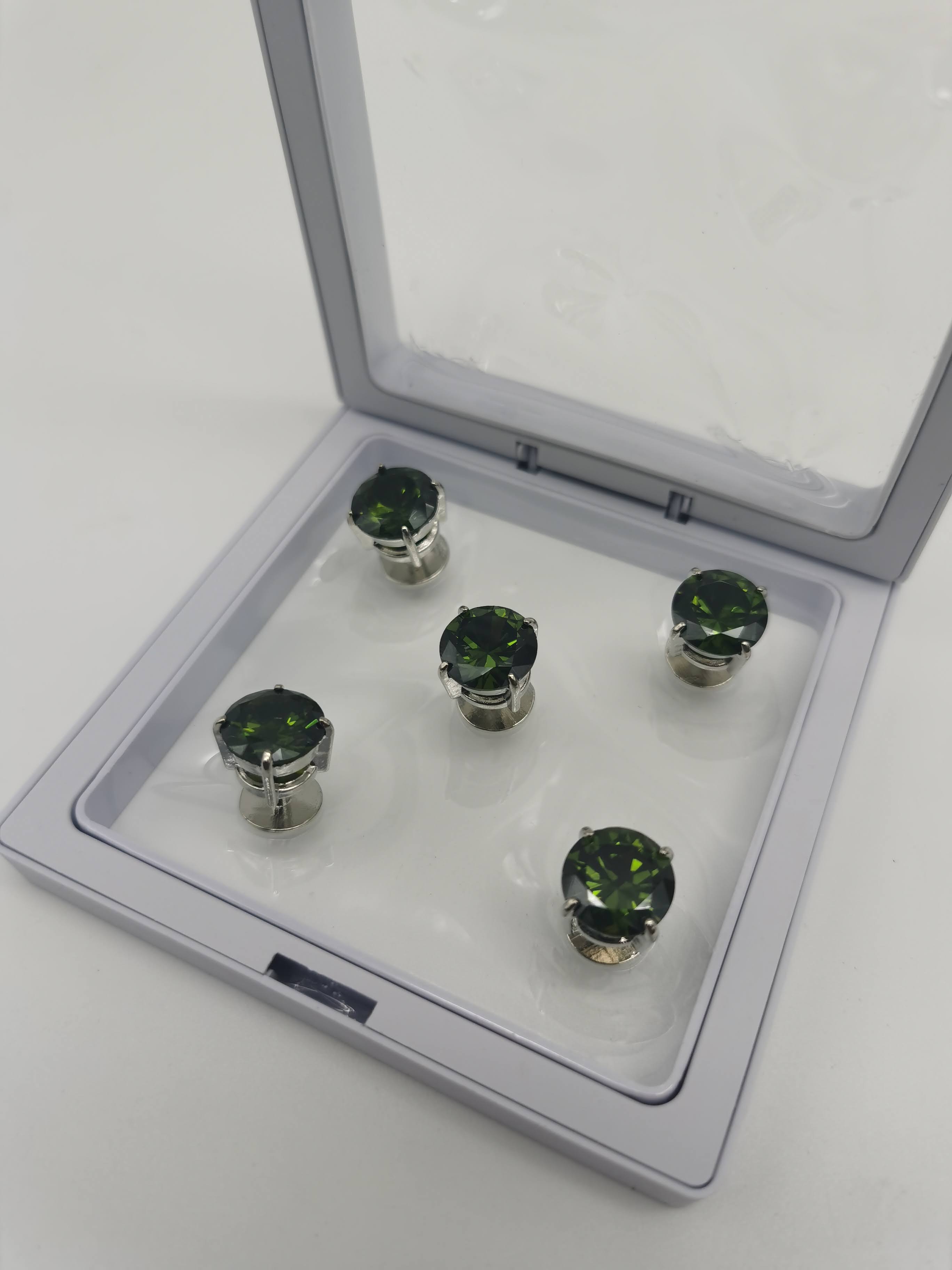 BUTANG BAJU MELAYU KRISTAL DARK GREEN