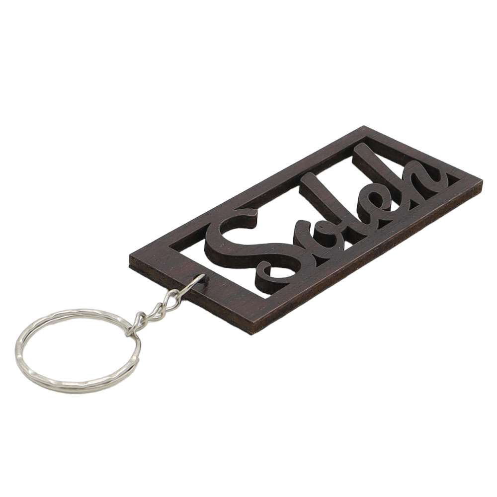 (PRE-ORDER) KEYCHAIN UKIRAN NAMA 4 SEGI