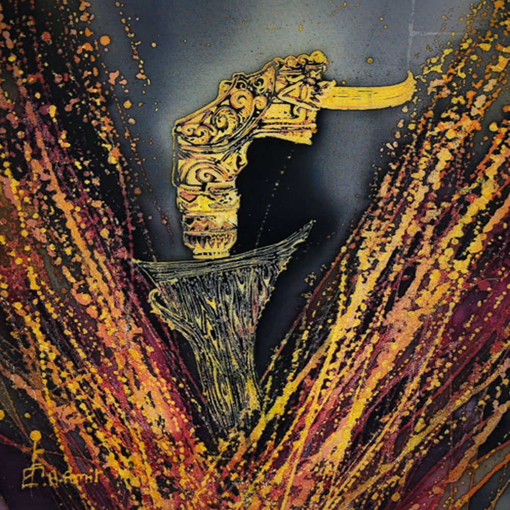 BATIK PAINTING "KERIS"